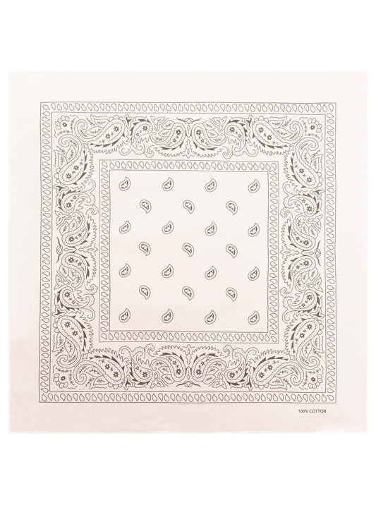 💕 Zwillingsherz Nickituch BW "Paisley" Weiß