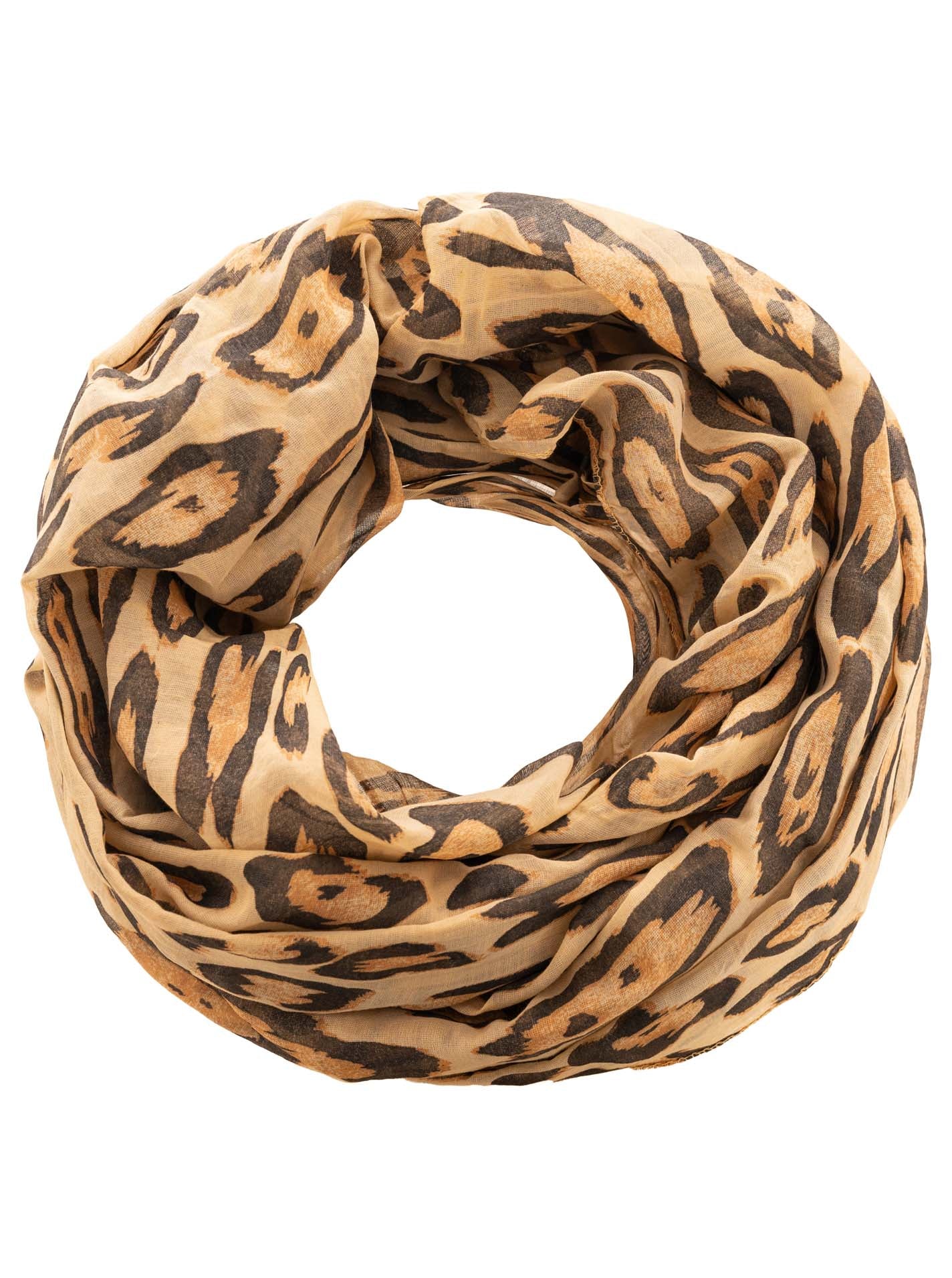 Loop Tuch "Leo Style" Camel