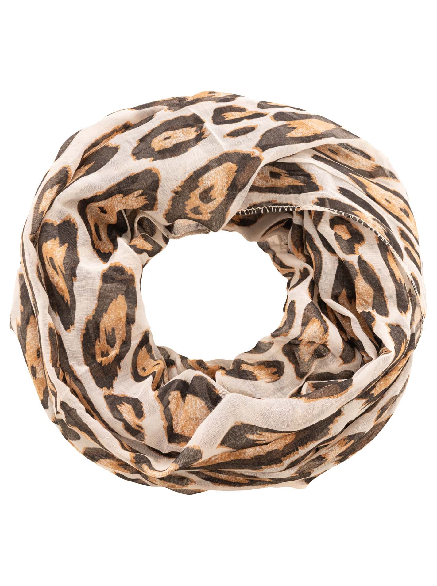 Loop Tuch "Leo Style" Beige