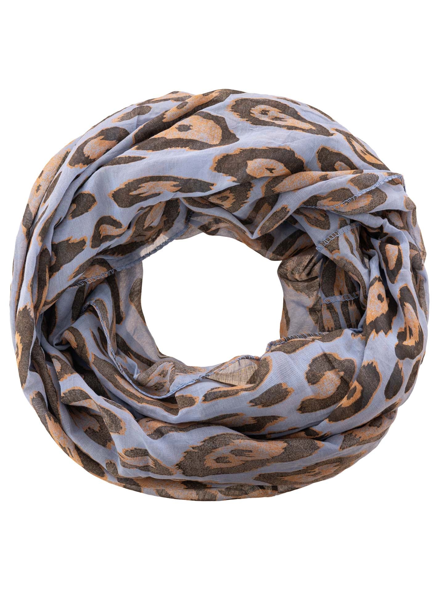 Loop Tuch "Leo Style" Blau