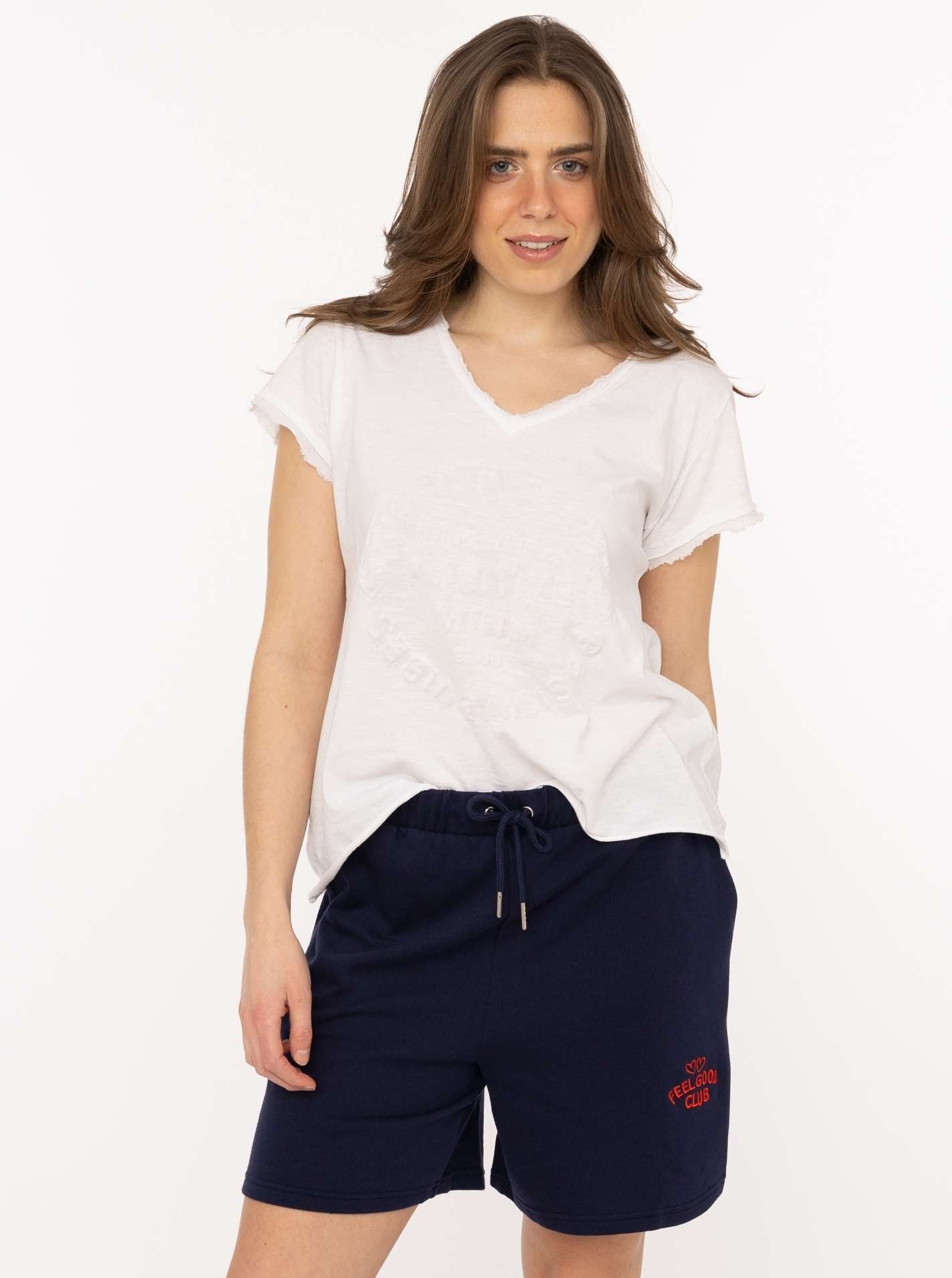 💕 Zwillingsherz Shorts "Feel Good Club" Navy