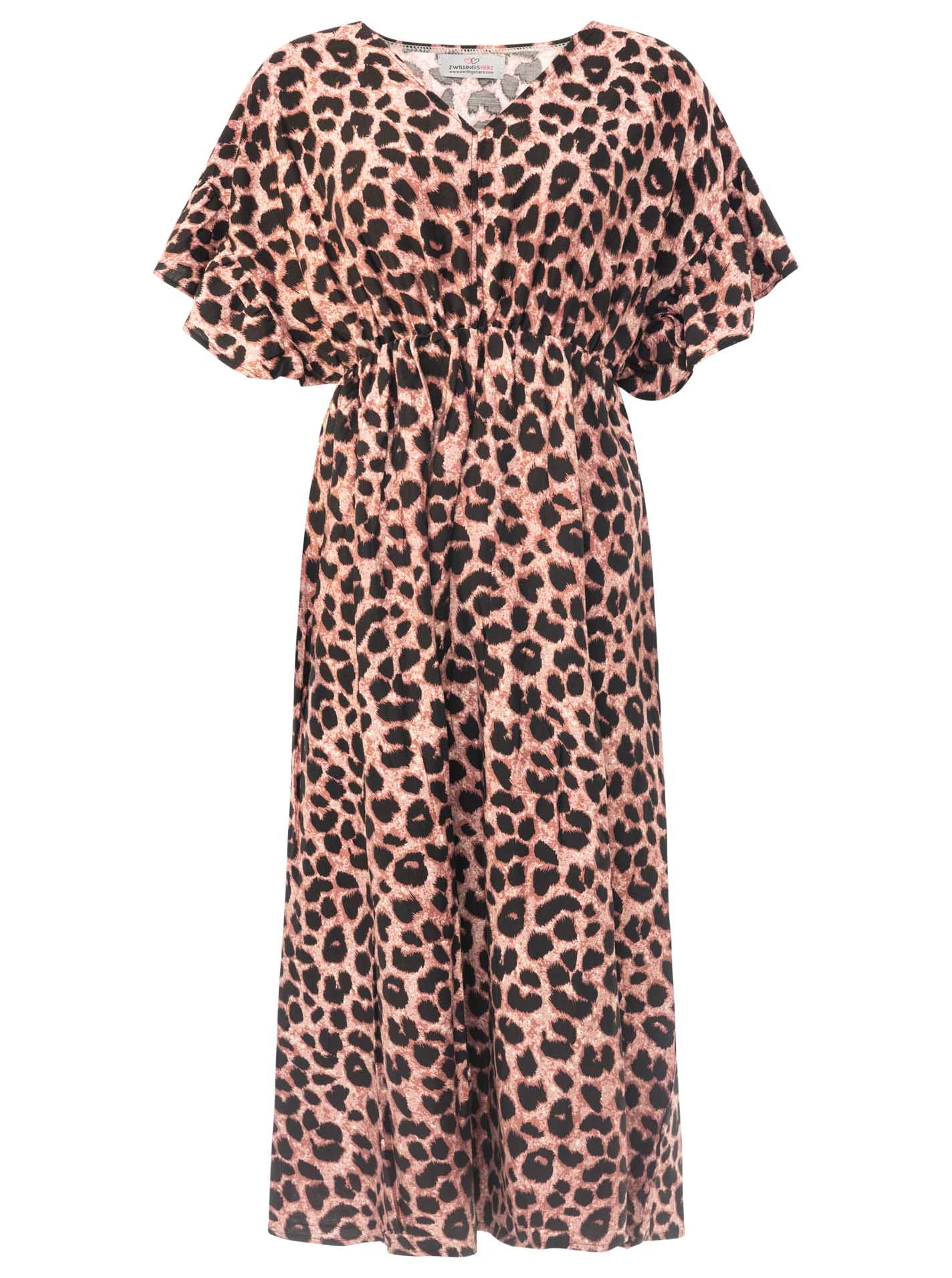 💕 Zwillingsherz Maxikleid "Leo Dreams" Altrosa