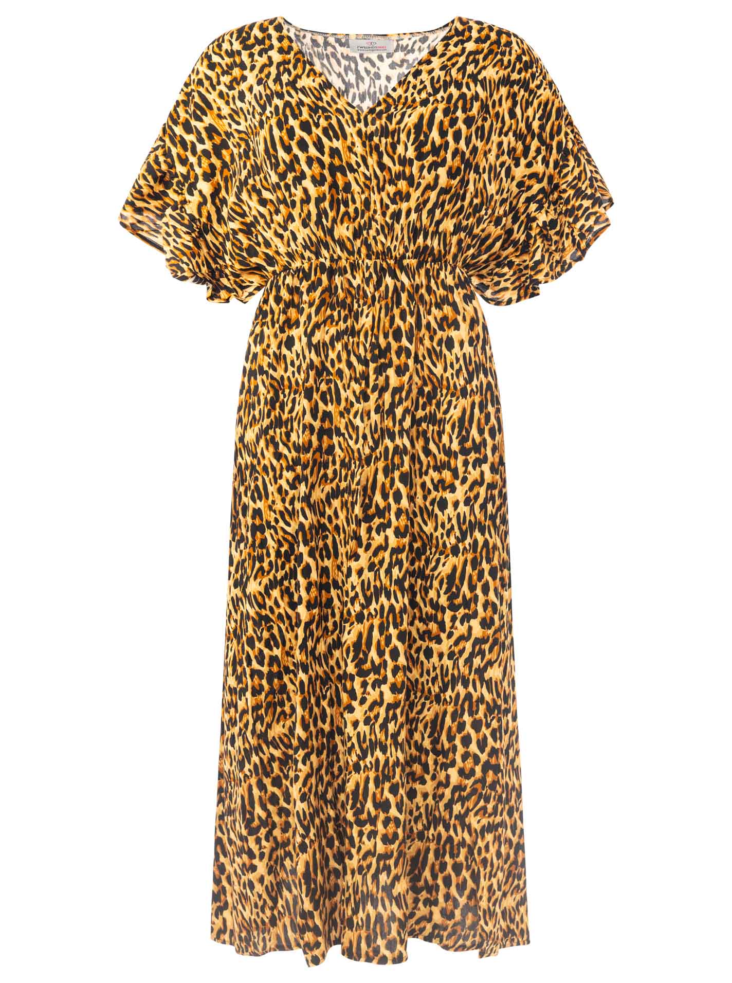 💕 Zwillingsherz Maxikleid "Leo Dreams" Braun
