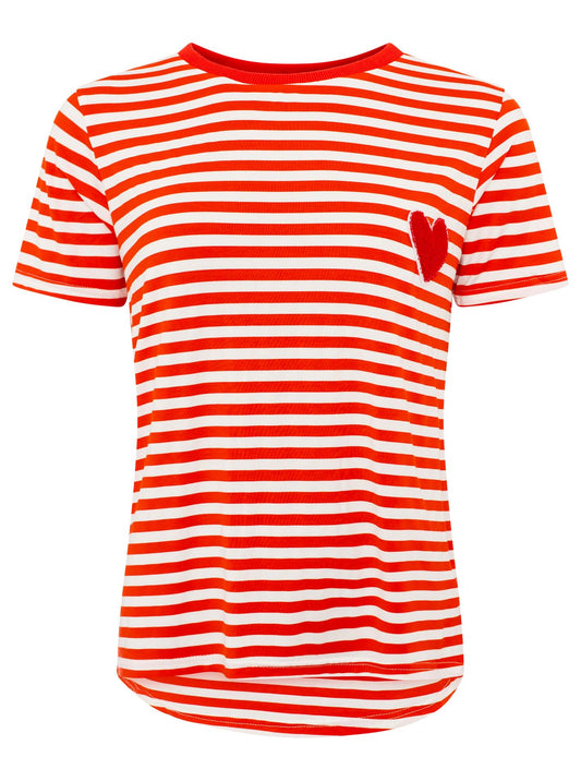 💕 Zwillingsherz T-Shirt "Herz" Rot