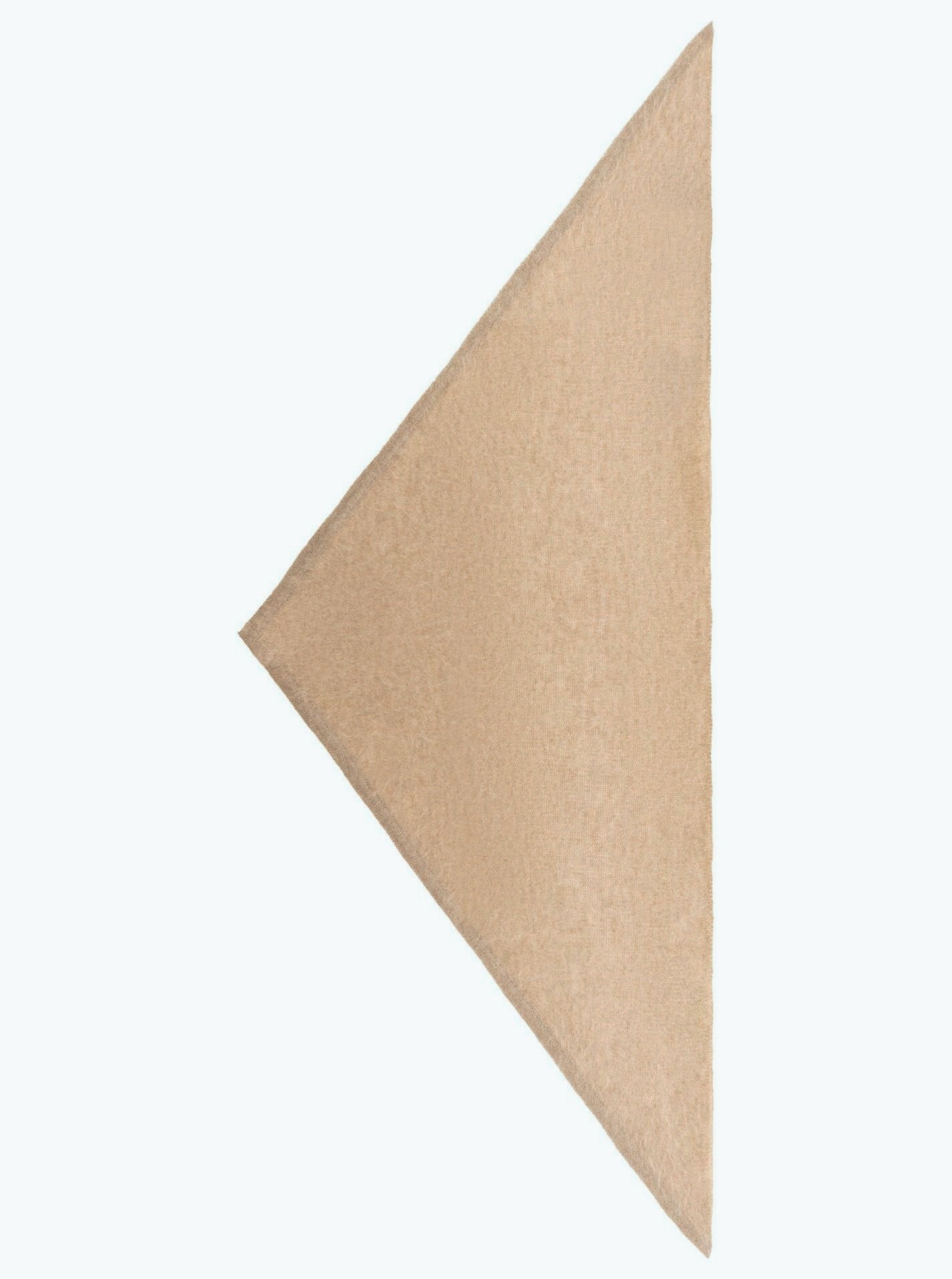 💕 Zwillingsherz Halstuch "100 % gebürstetes Kaschmir" Mittelbeige