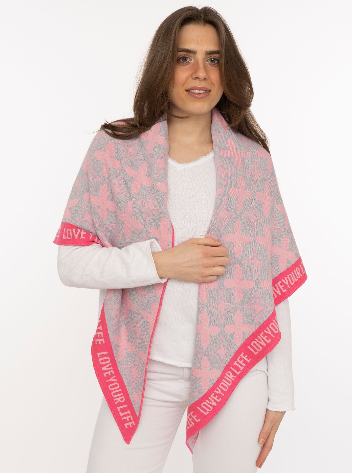 💕 Zwillingsherz Dreieckstuch "ClassyZH" Pink