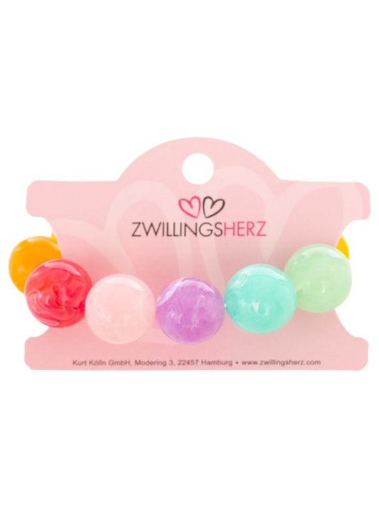 💕 Zwillingsherz Armband "Funky Balls" Multi