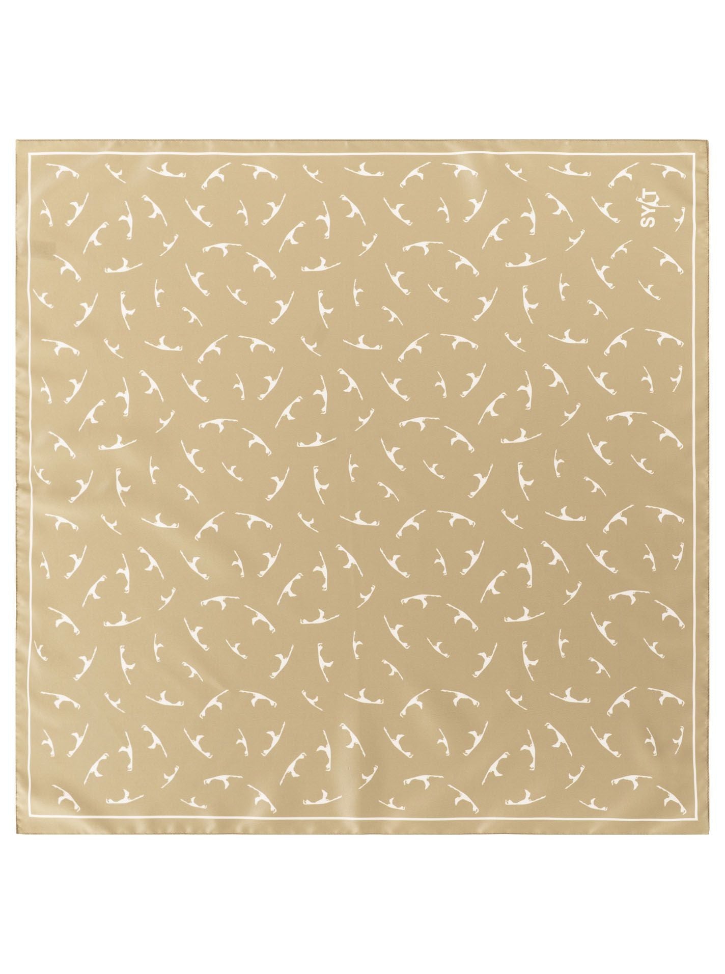 💕 Zwillingsherz Nickituch "Sylt" Beige