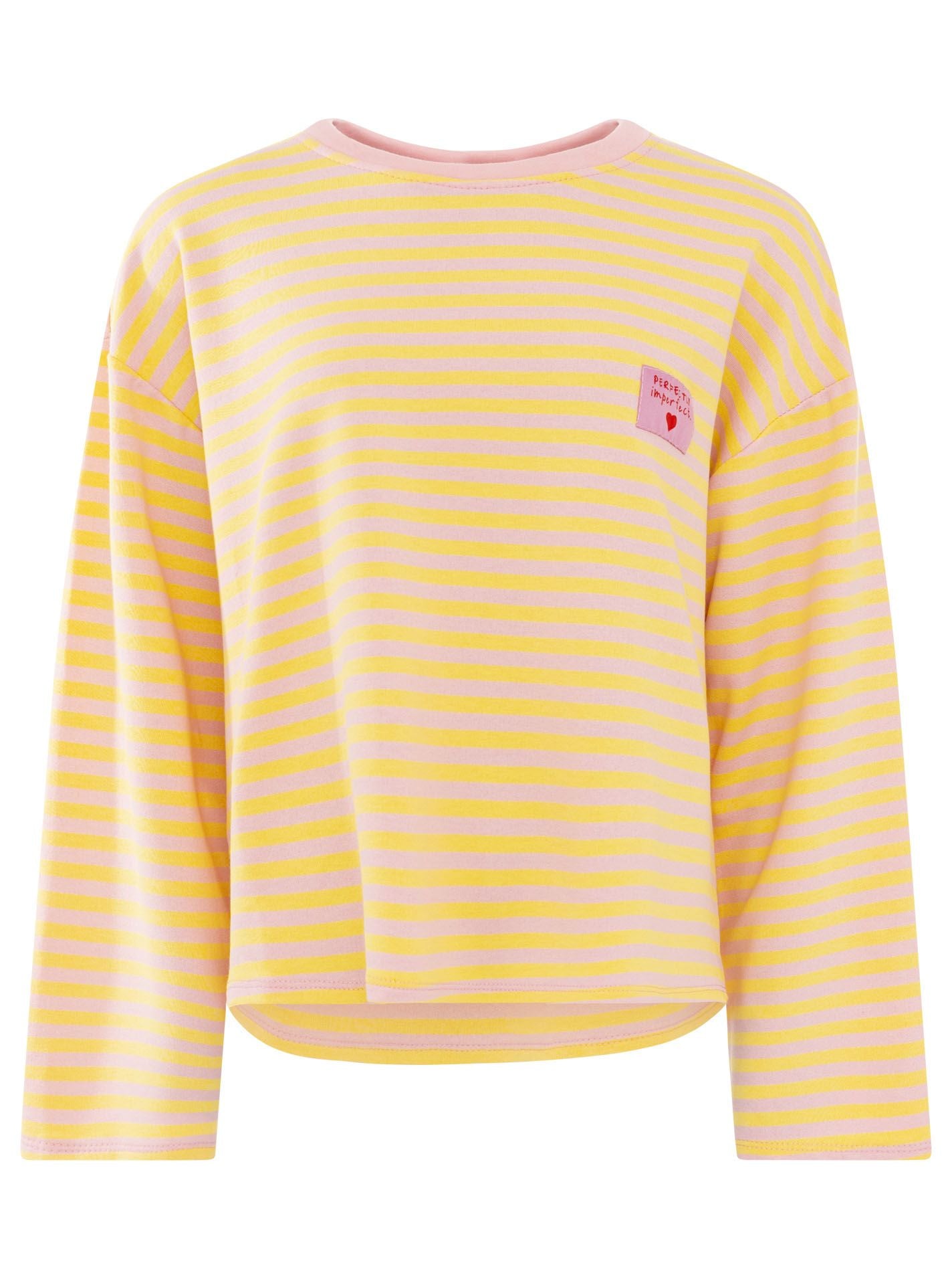 💕 Zwillingsherz Sweatshirt "Perfectly Imperfect" Gelb