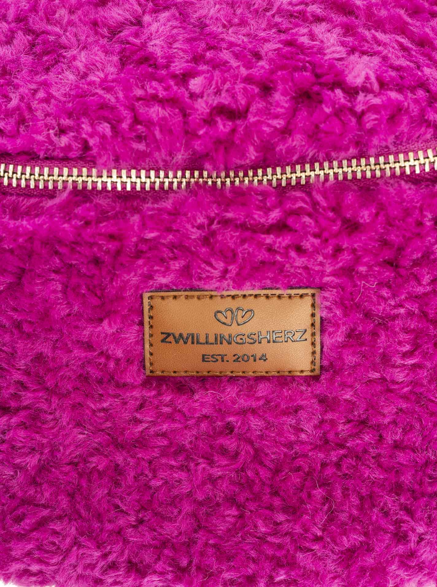 💕 Zwillingsherz Crossbody "Teddy" Fuchsia