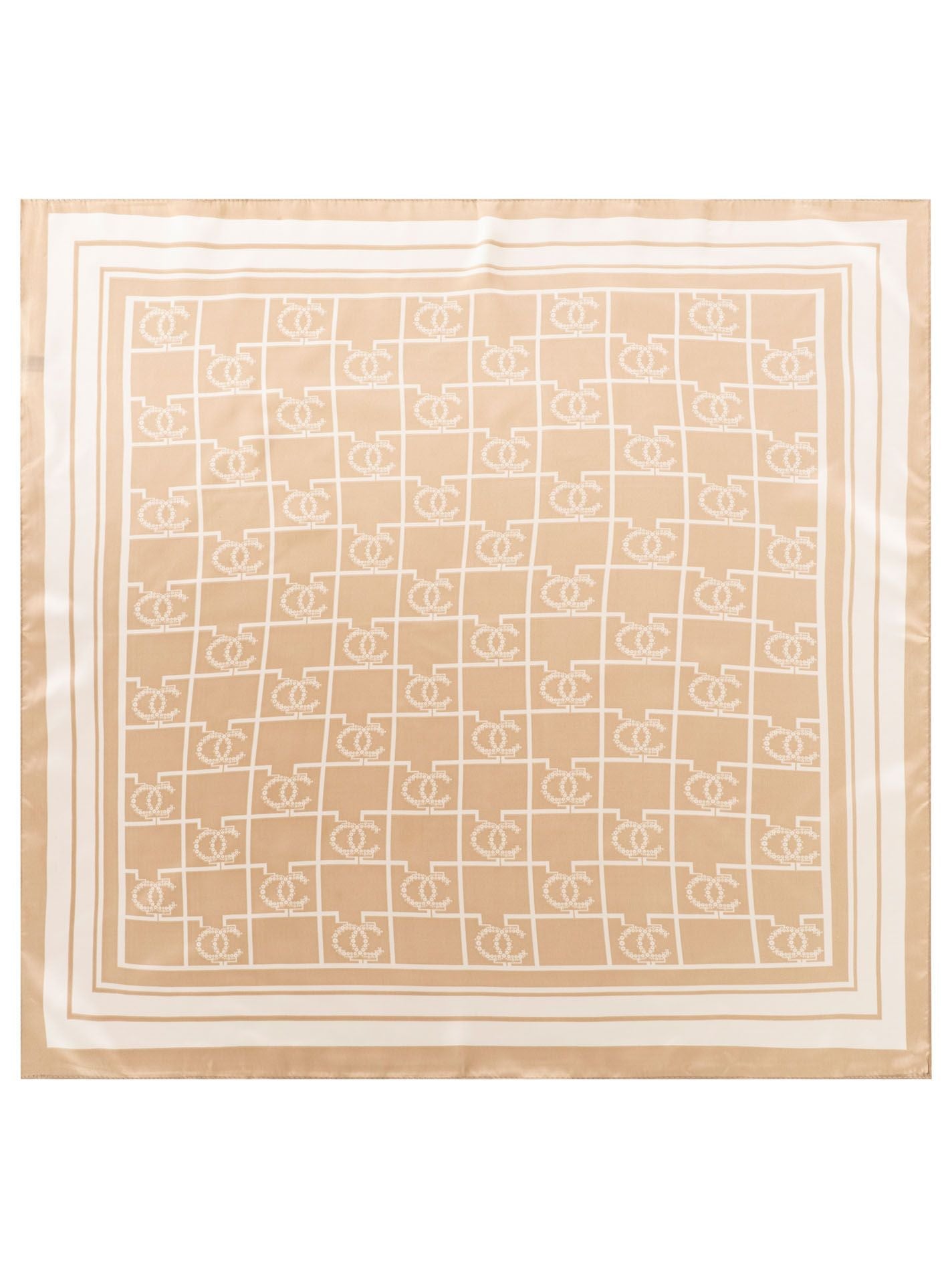 💕 Zwillingsherz Nickituch "Luxury" Beige