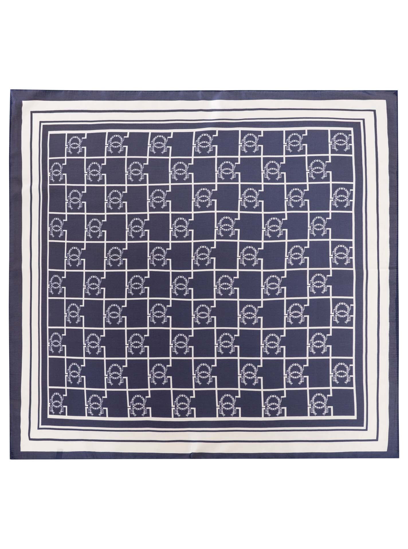 💕 Zwillingsherz Nickituch "Luxury" Navy
