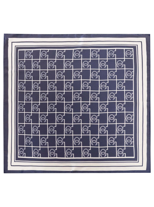 💕 Zwillingsherz Nickituch "Luxury" Navy