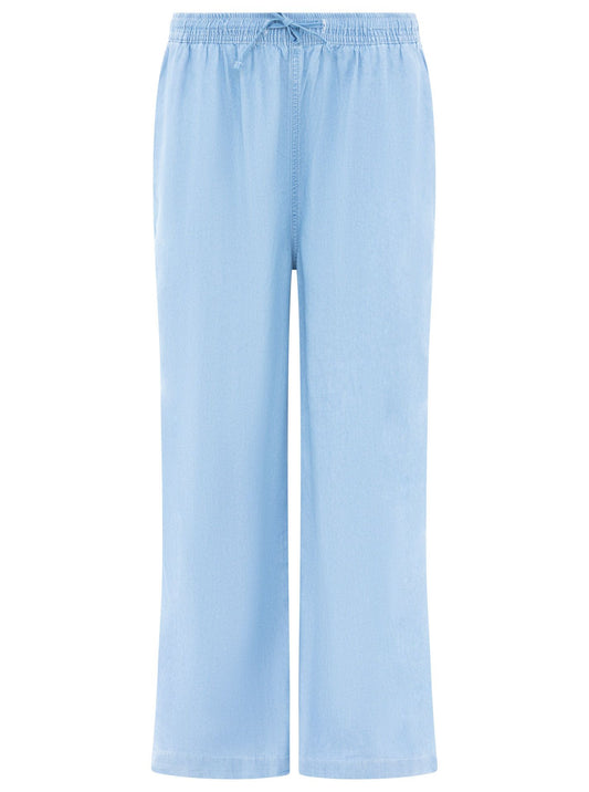 💕 Zwillingsherz Hose aus Lyocell Hellblau