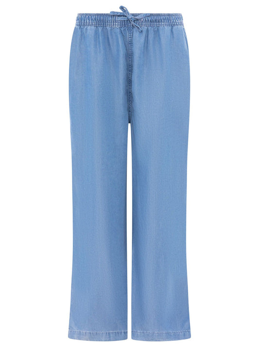 💕 Zwillingsherz Hose aus Lyocell Mittelblau (Kopie)