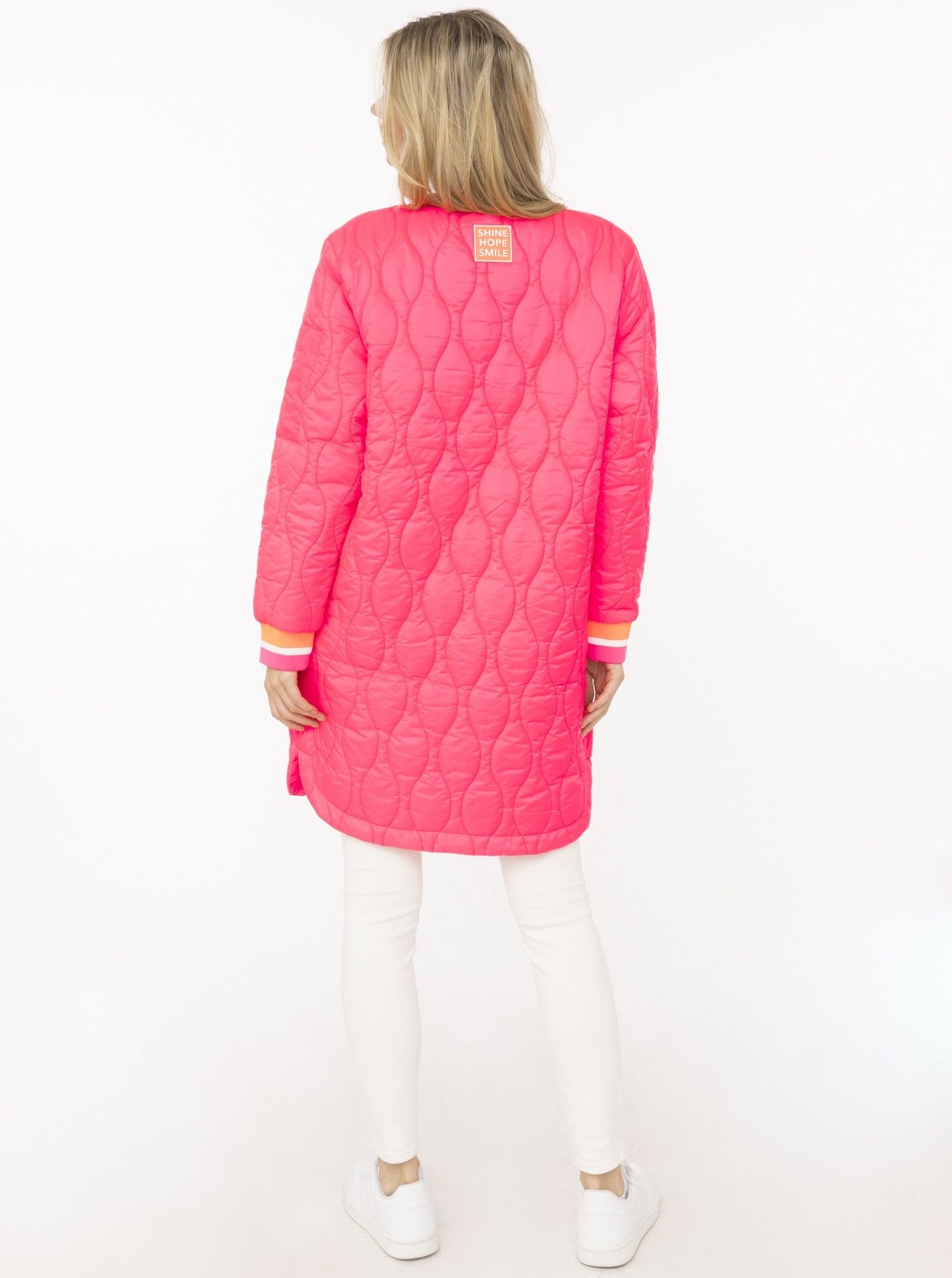 💕 Zwillingsherz Bombermantel "Shine Hope Smile" Pink