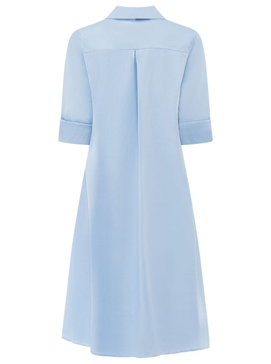 💕 Zwillingsherz Maxikleid "Sunset" Hellblau
