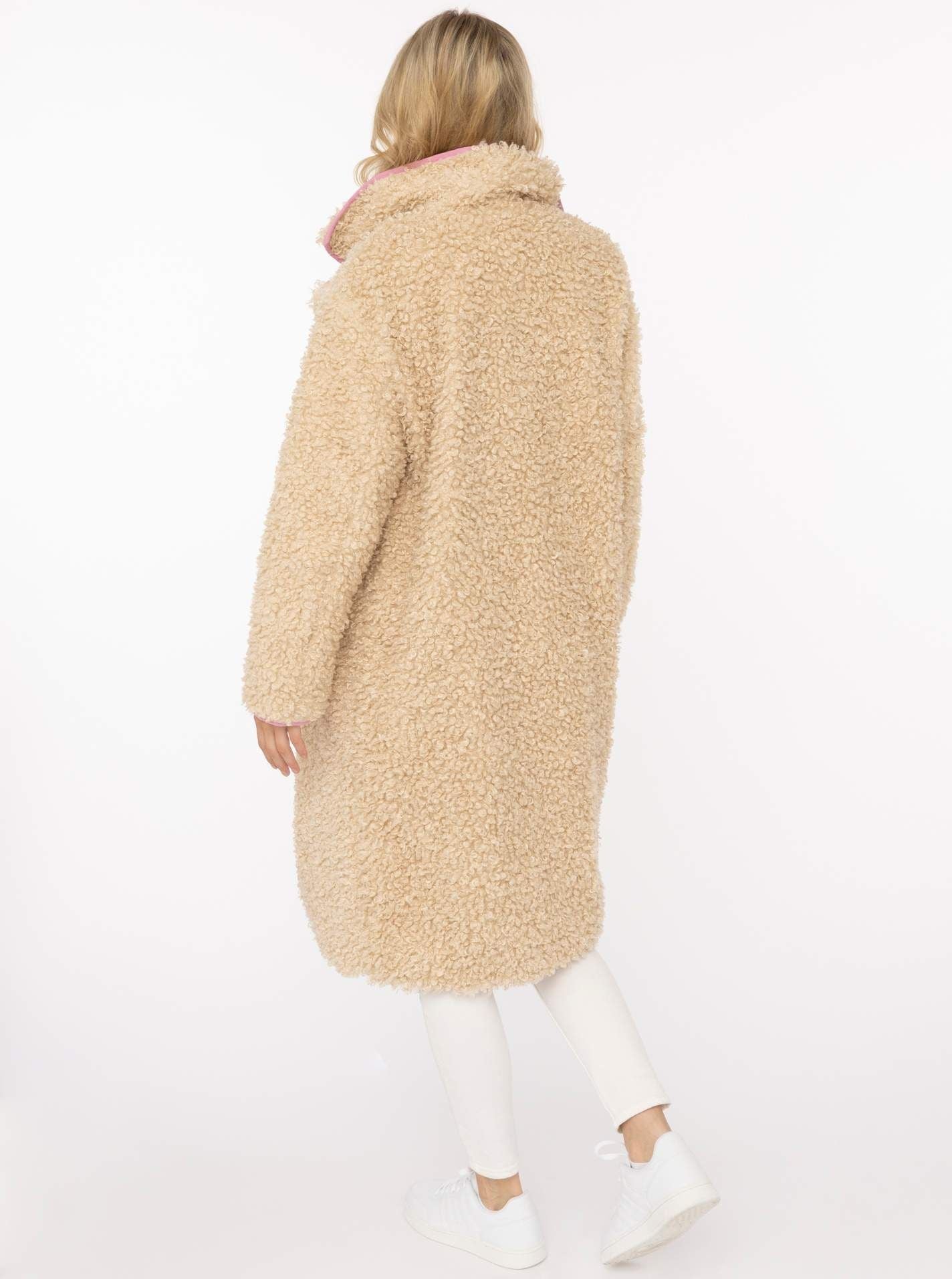 💕 Zwillingsherz Teddymantel "Happiness & Love" Beige