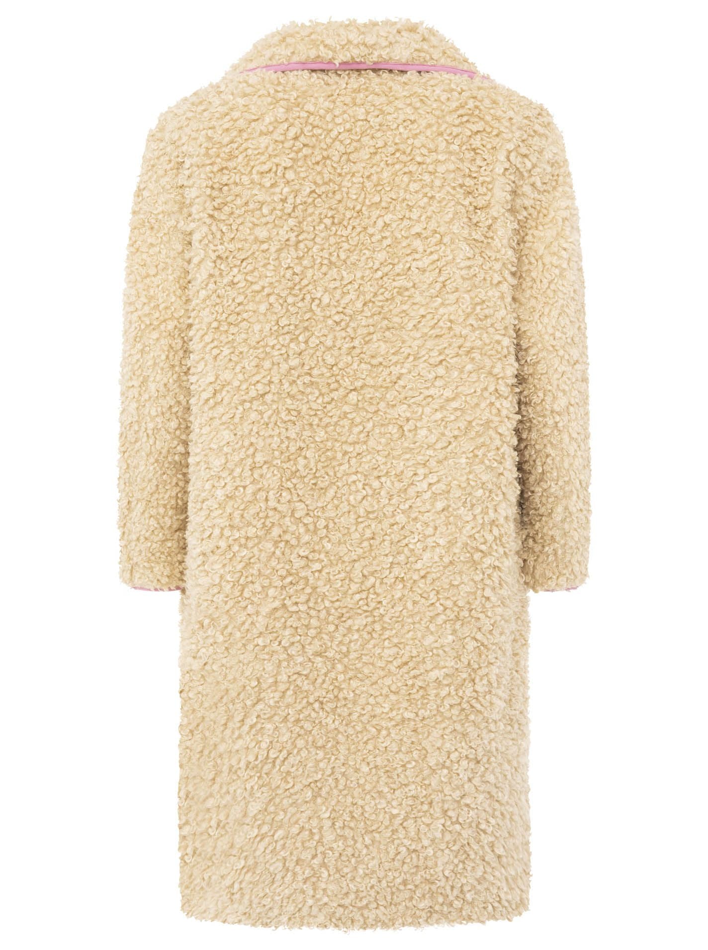 💕 Zwillingsherz Teddymantel "Happiness & Love" Beige
