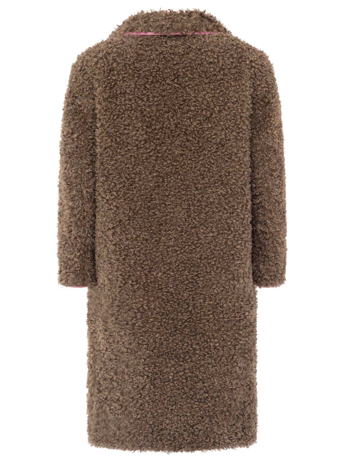 💕 Zwillingsherz Teddymantel "Happiness & Love" Taupe