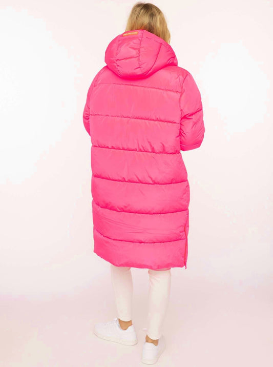 💕 Zwillingsherz Steppmantel "Cozy" Neonpink