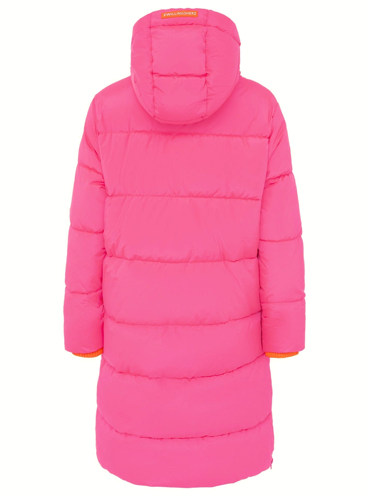 💕 Zwillingsherz Steppmantel "Cozy" Neonpink