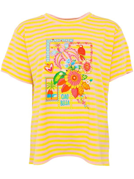 💕 Zwillingsherz Shirt "Paradise" Gelb