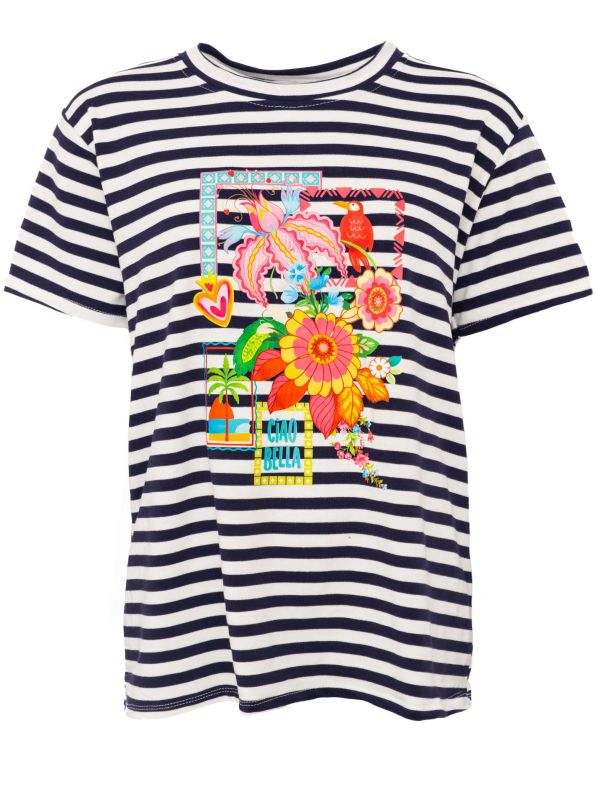 💕 Zwillingsherz Shirt "Paradise" Navy