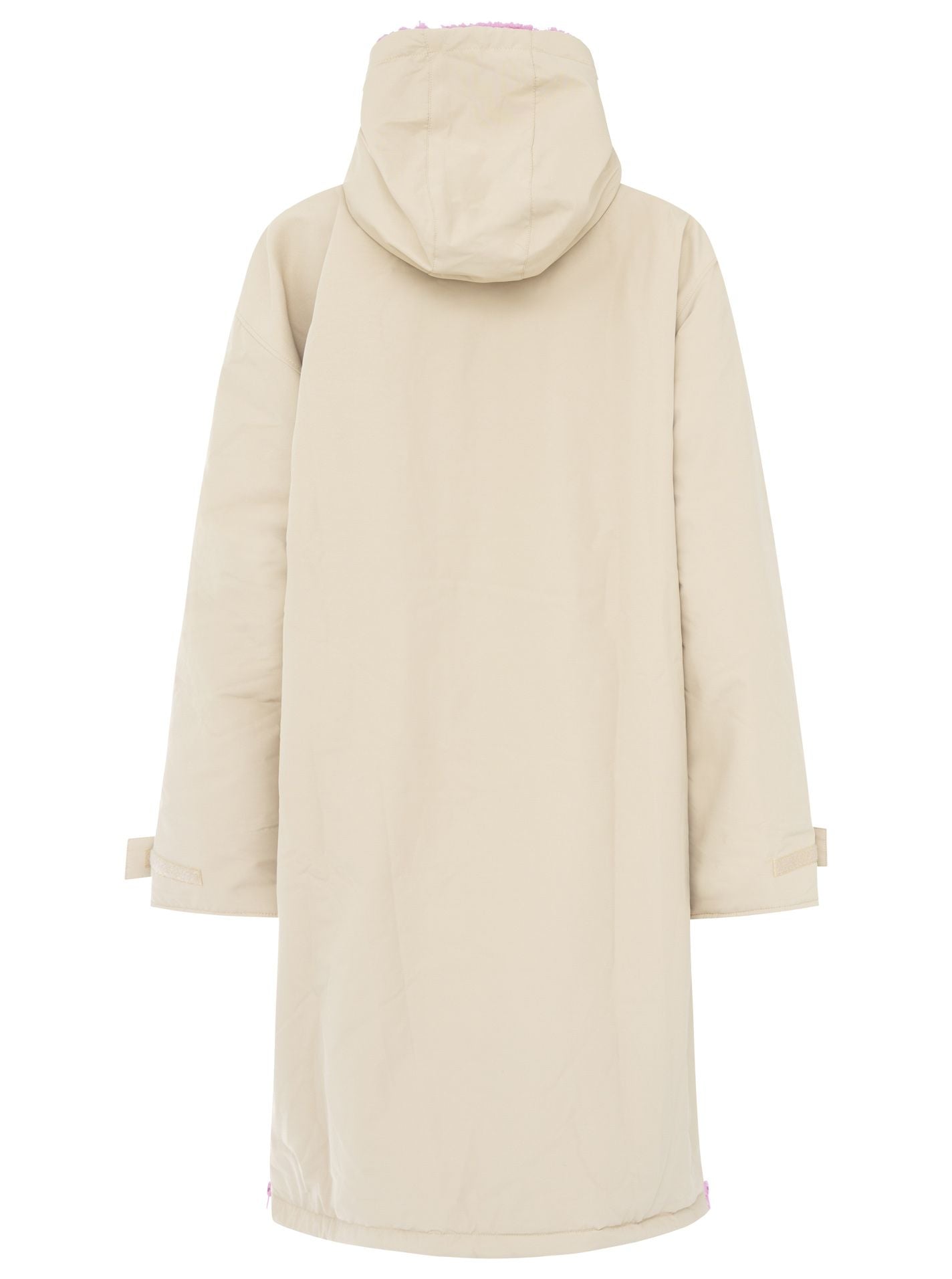 💕 Zwillingsherz Oversize "Windjacke ZH" Windmantel Mittelbeige Rosa