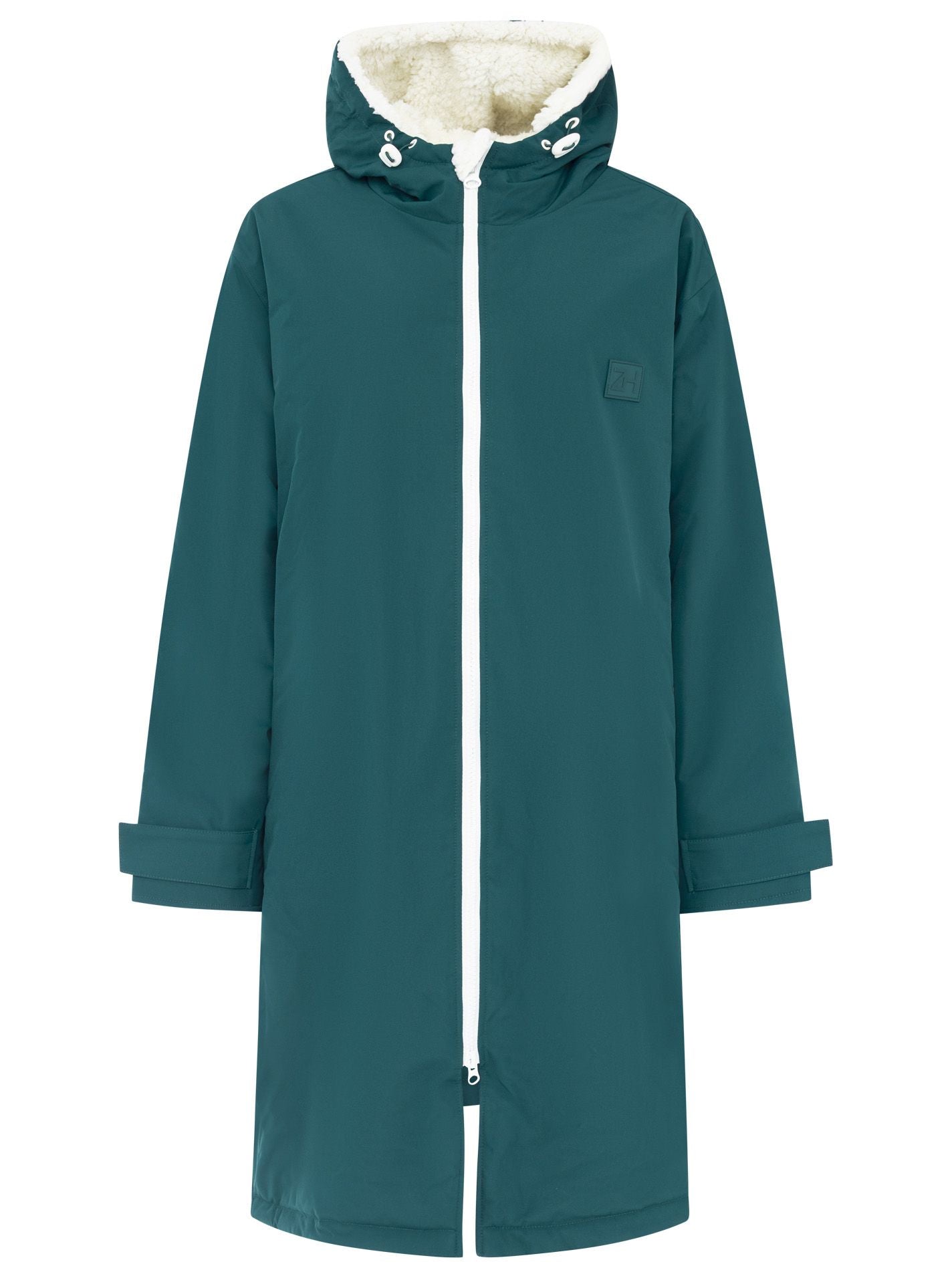 💕 Zwillingsherz Oversize "Windjacke ZH" Windmantel Petrol