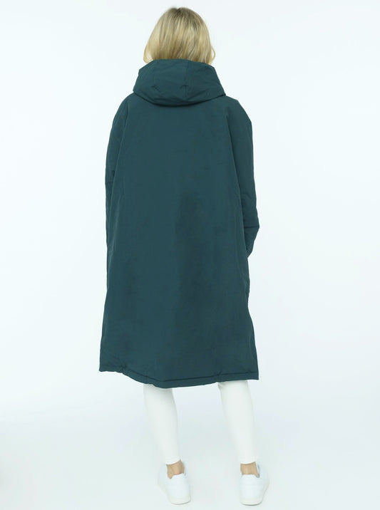 💕 Zwillingsherz Oversize "Windjacke ZH" Windmantel Petrol