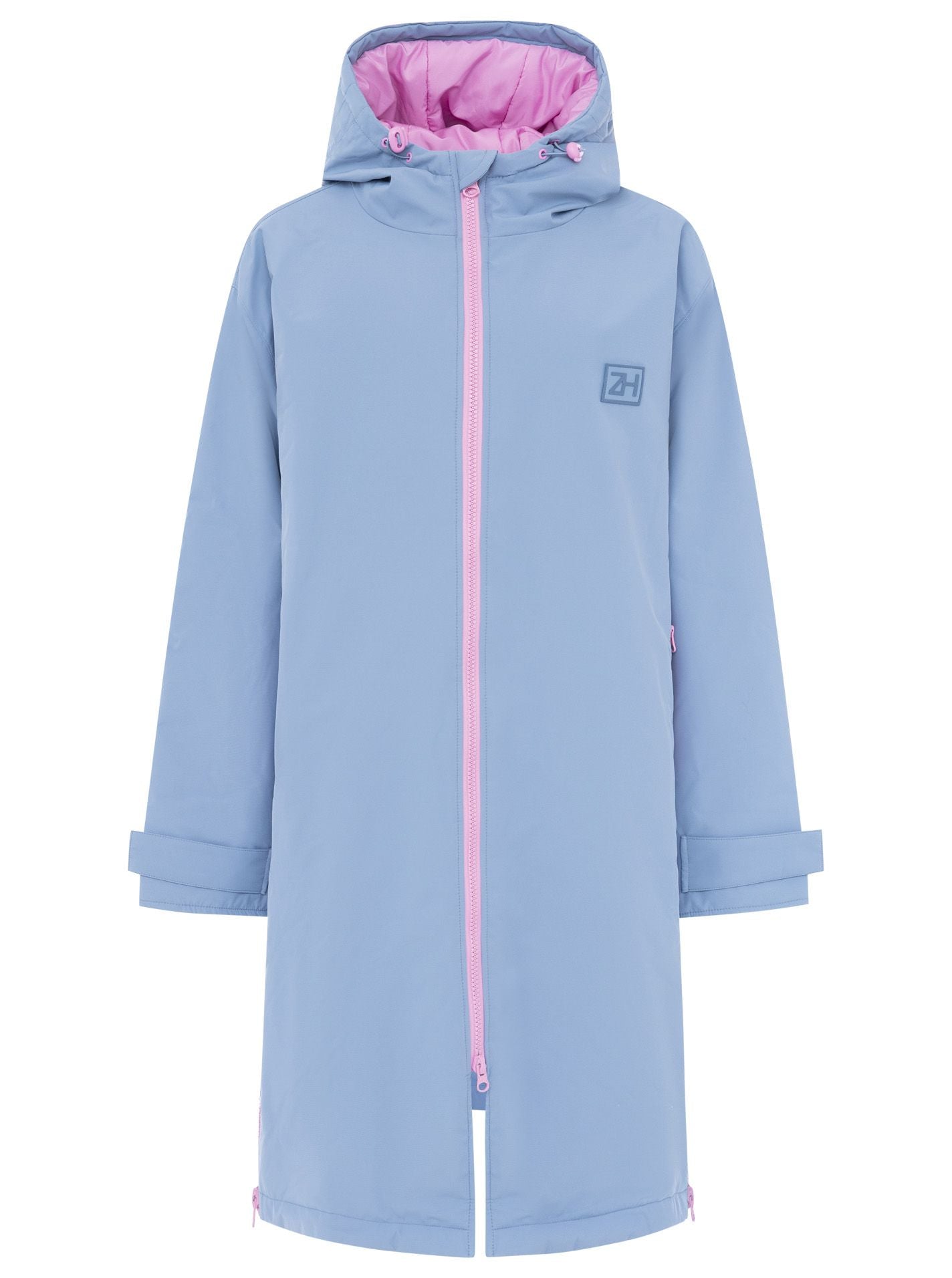 💕 Zwillingsherz Oversize Windjacke "Summer" Jeansblau