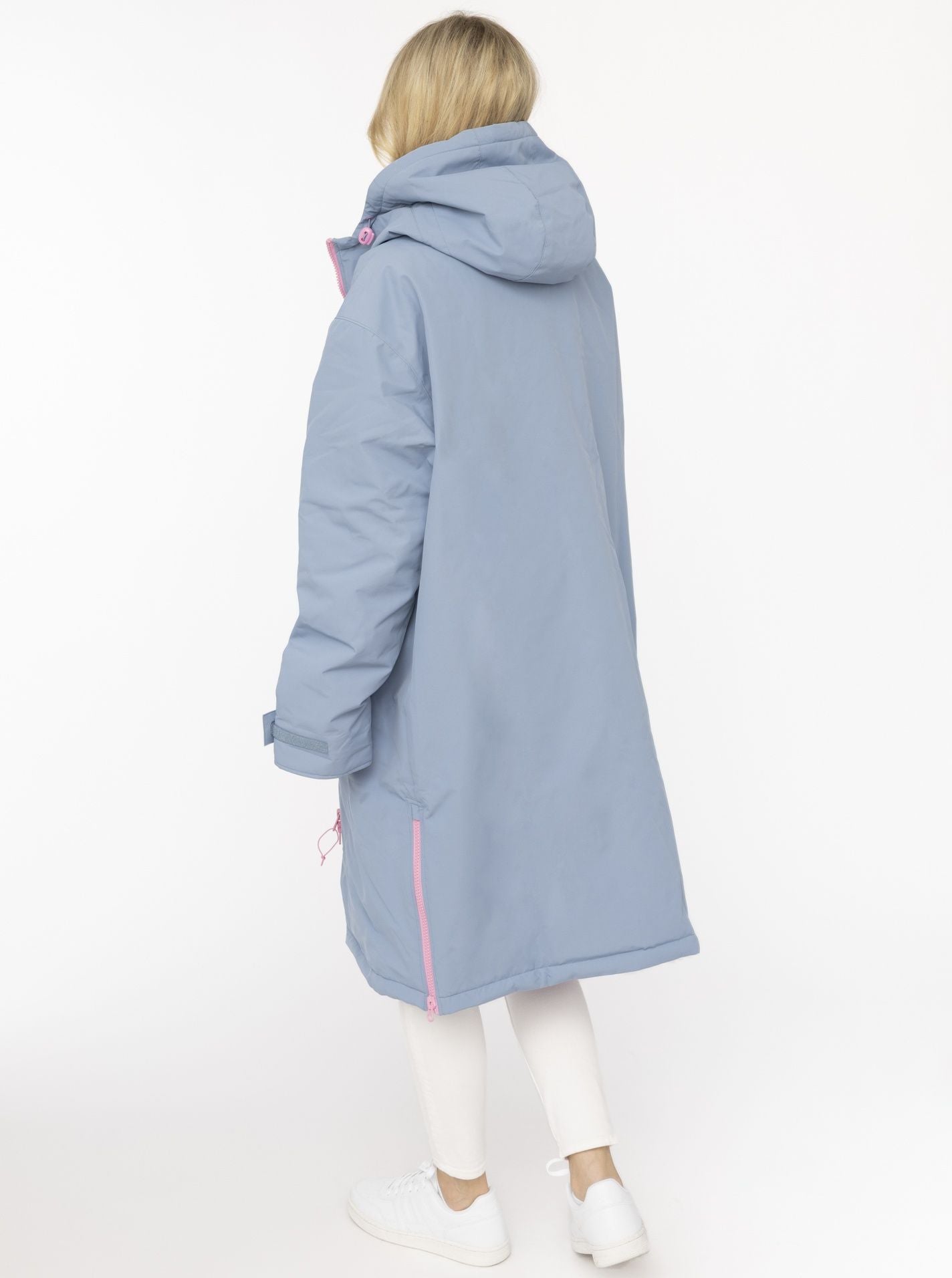 💕 Zwillingsherz Oversize Windjacke "Summer" Jeansblau