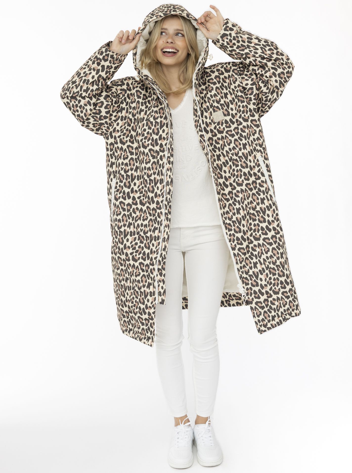 💕 Zwillingsherz Oversize Windjacke "Summer" Schwarz