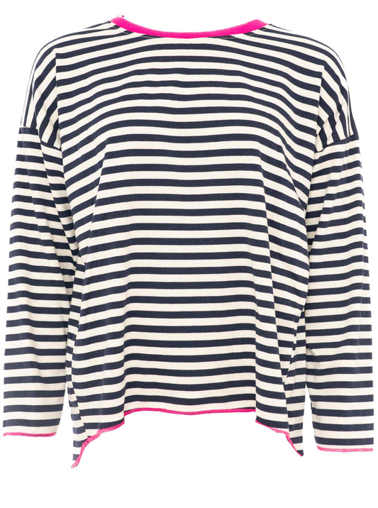 💕 Zwillingsherz Sweat Pulli "Neon Vibes" Navy