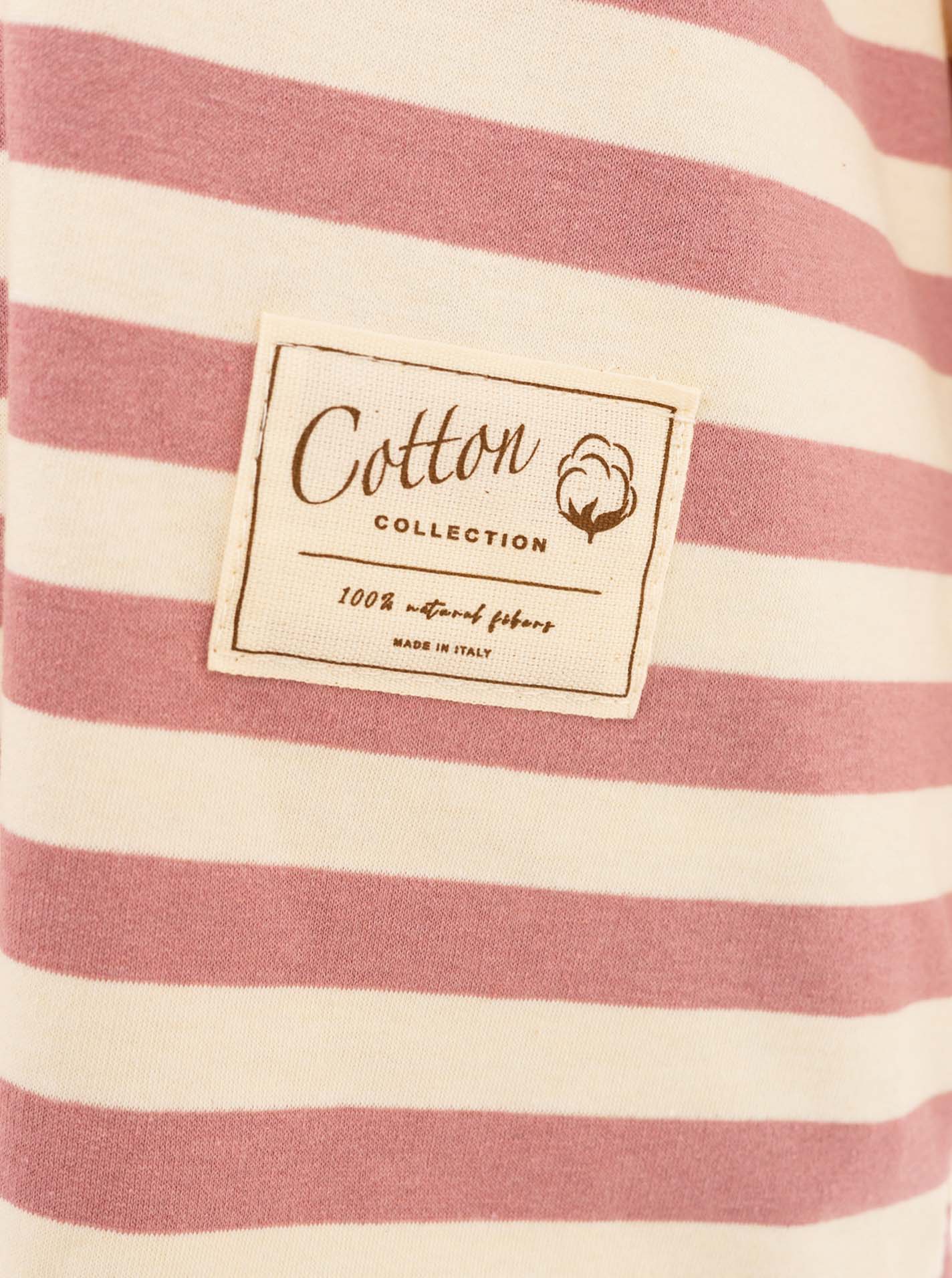 💕 Zwillingsherz Sweatshirt "Stripes" Sweater Oversize Altrosa