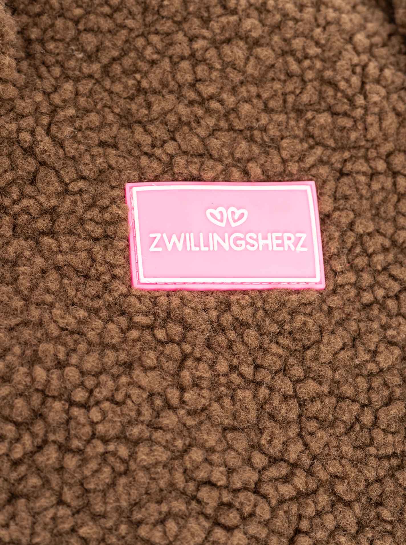 💕 Zwillingsherz Shopper XXL "Teddy" Braun