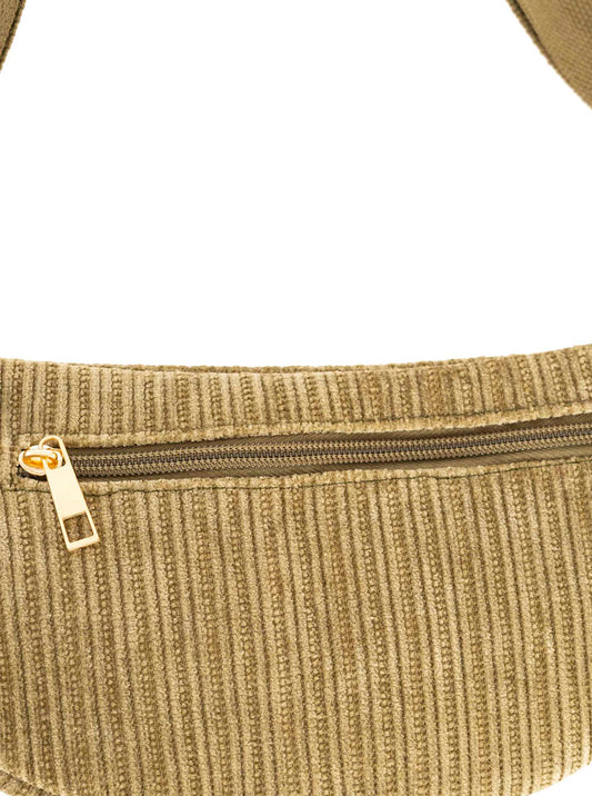 💕 Zwillingsherz Crossbody Cord "Uni" Olive