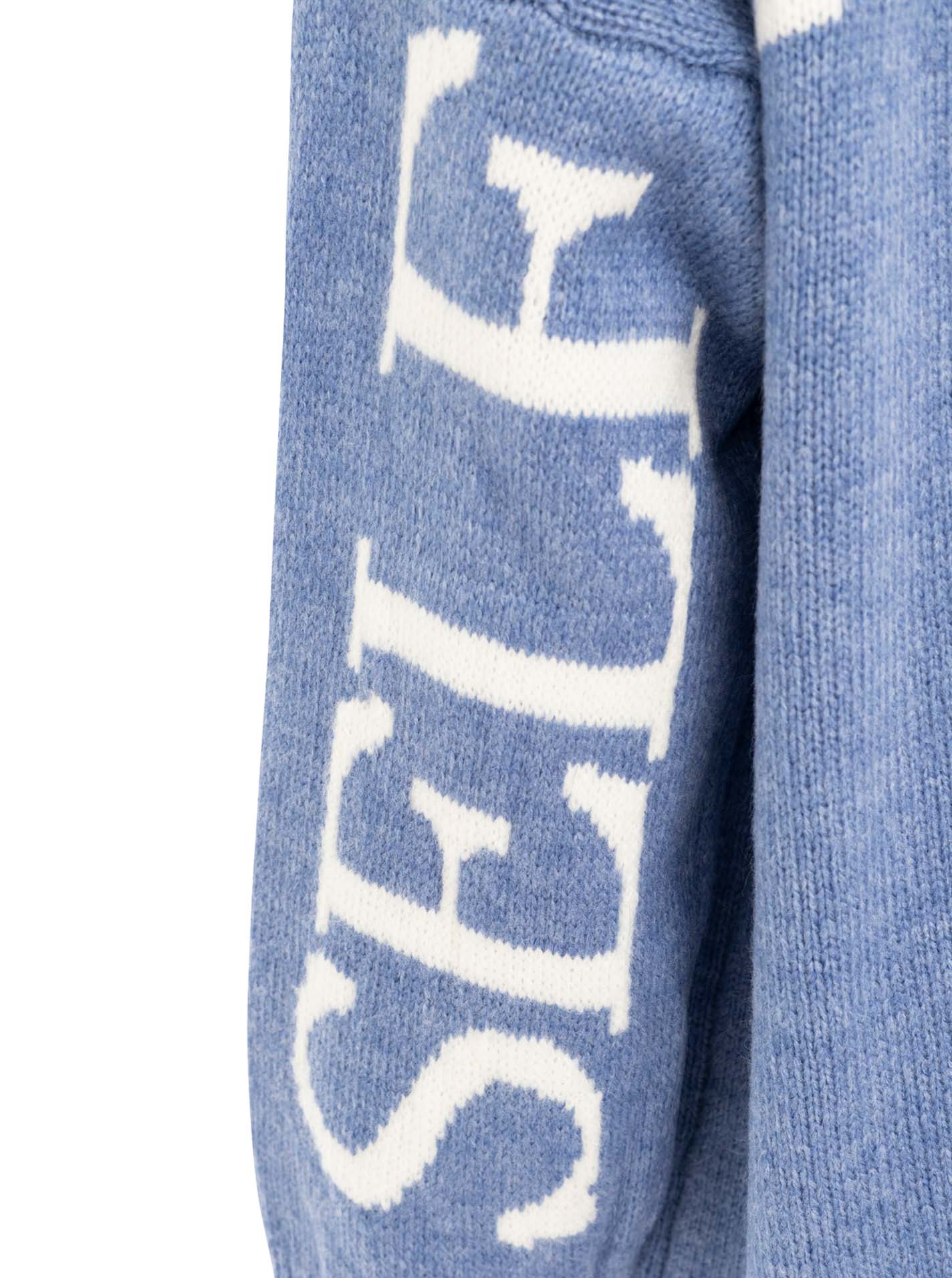 💕 Zwillingsherz Pullover "Self Club" Oversize Blau