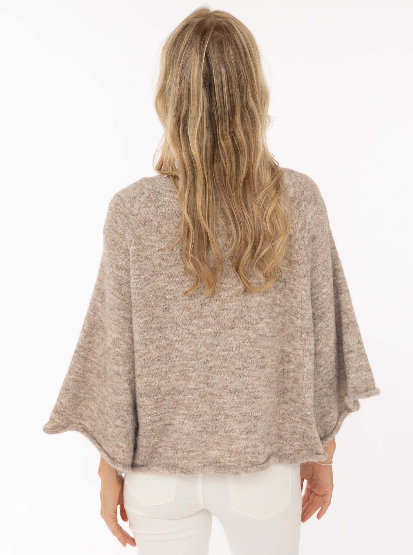 💕 Zwillingsherz Cardigan "Herz" Wollmix Beige