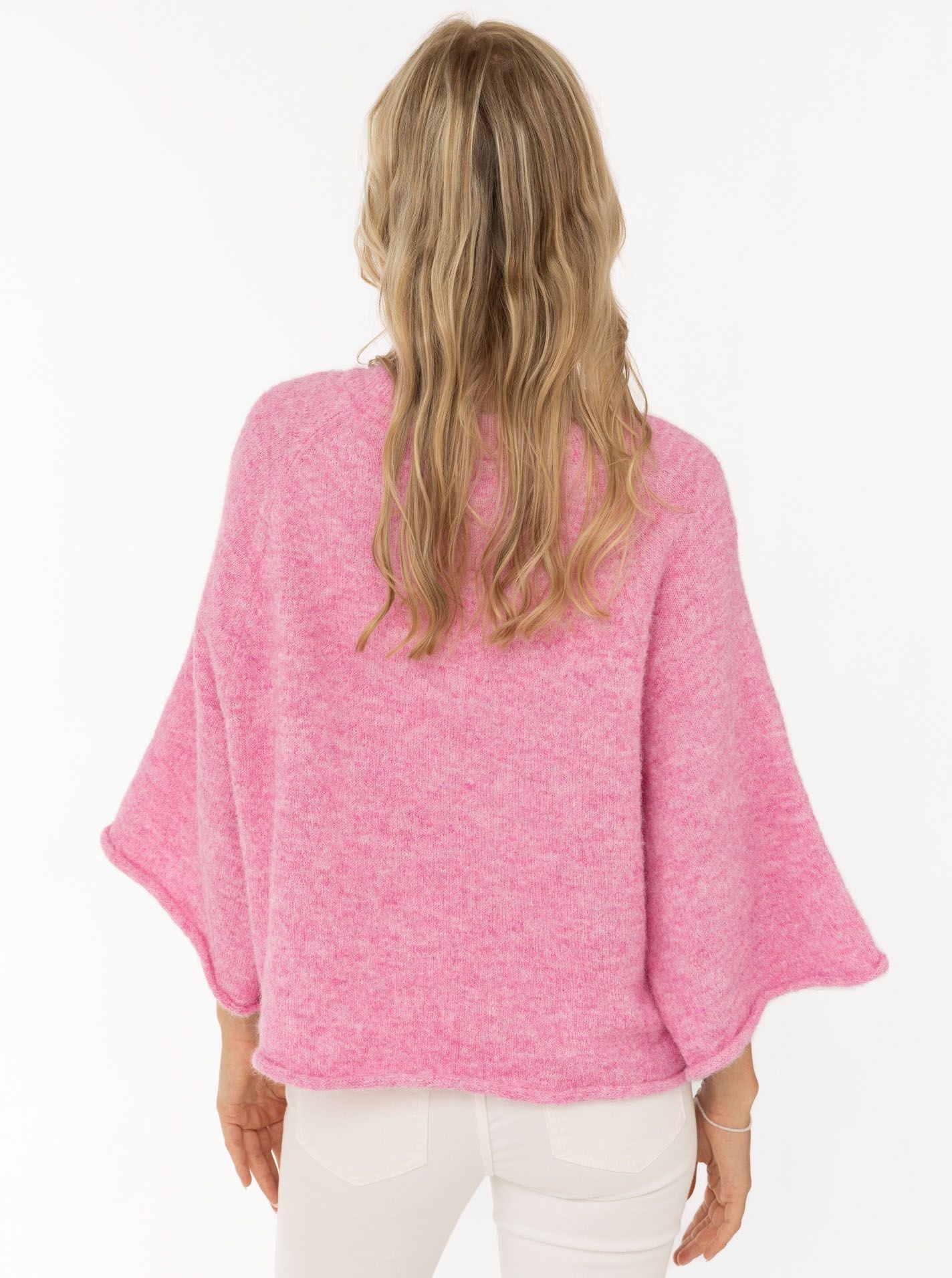 💕 Zwillingsherz Cardigan "Herz" Wollmix Pink