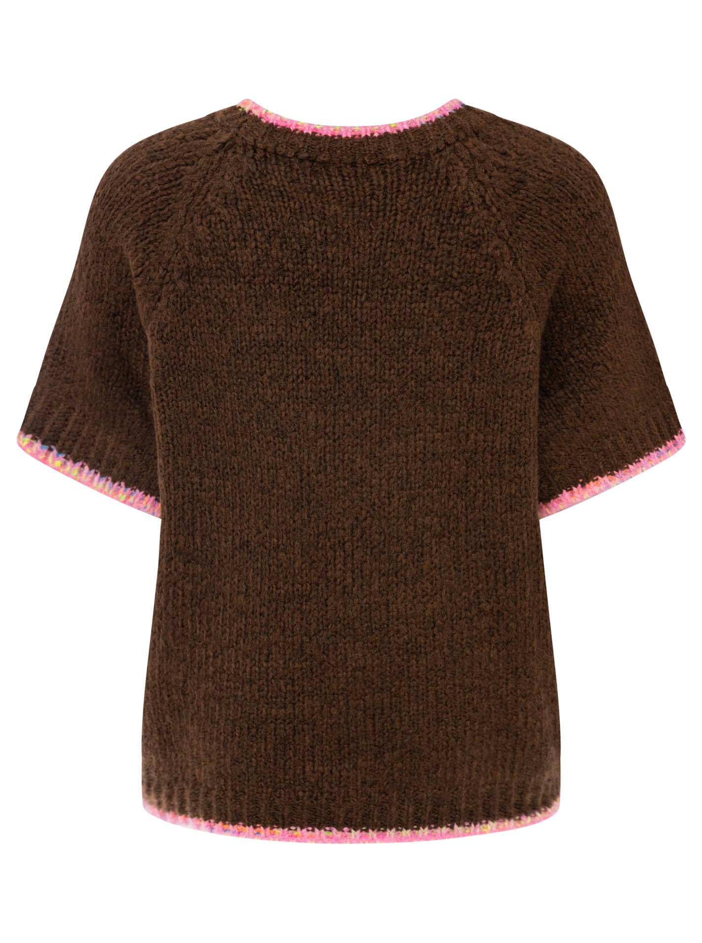 💕 Zwillingsherz Pullover Pulli "Neon Kante" Bordeaux