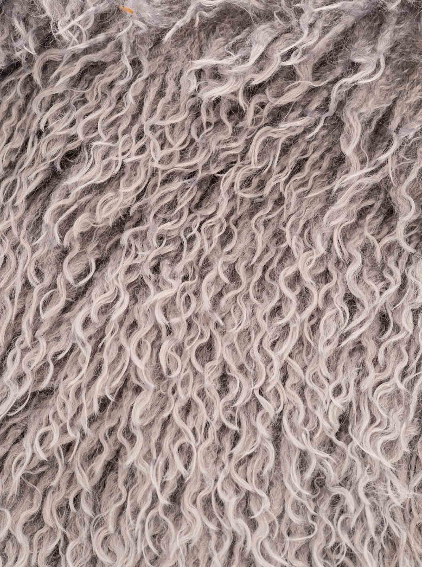 💕 Zwillingsherz Shopper XXL "Flauschig" Grau