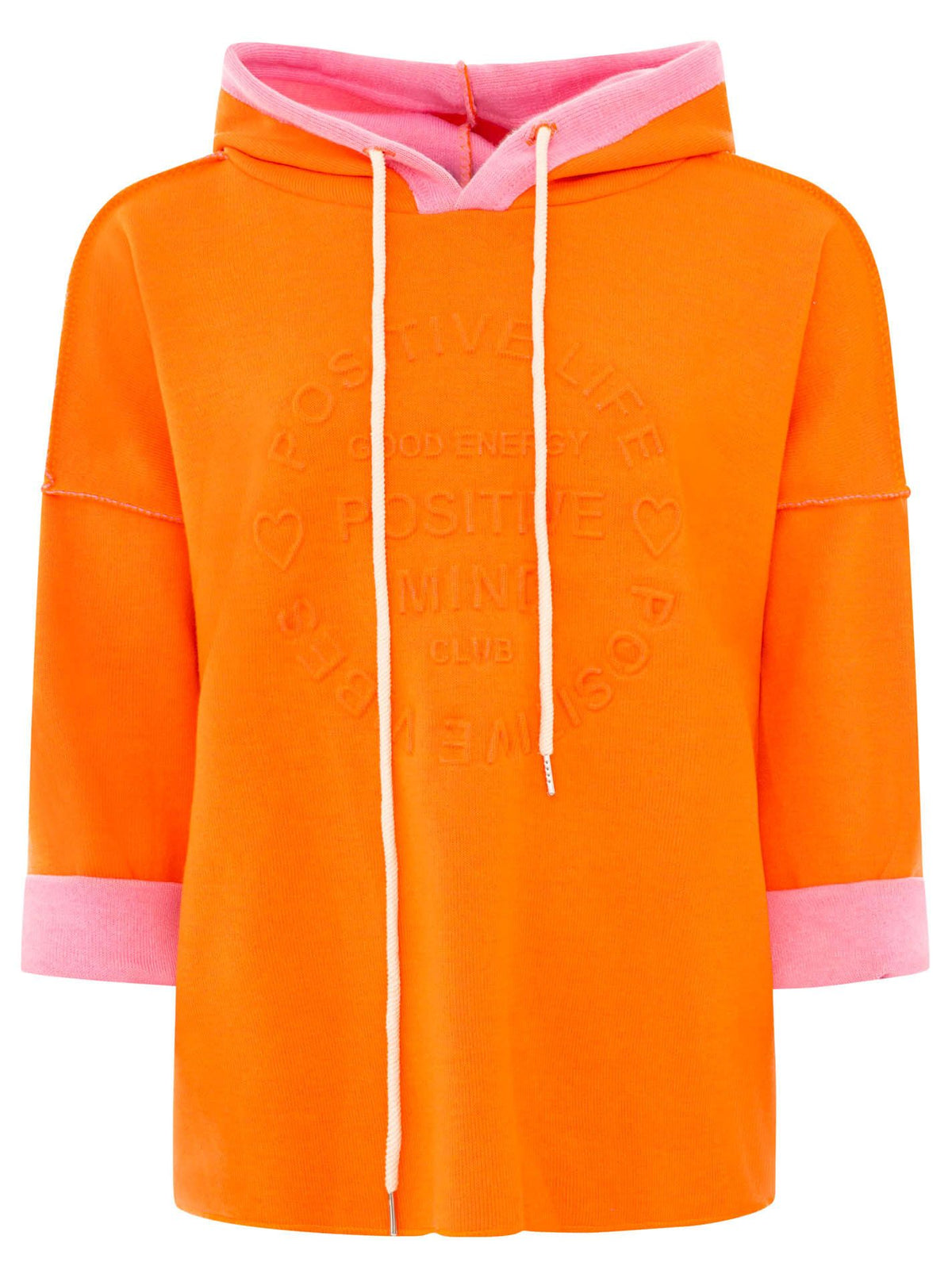 💕 Zwillingsherz Hoodie Double Face "Positive Mind" Stempeldruck (Kopie)