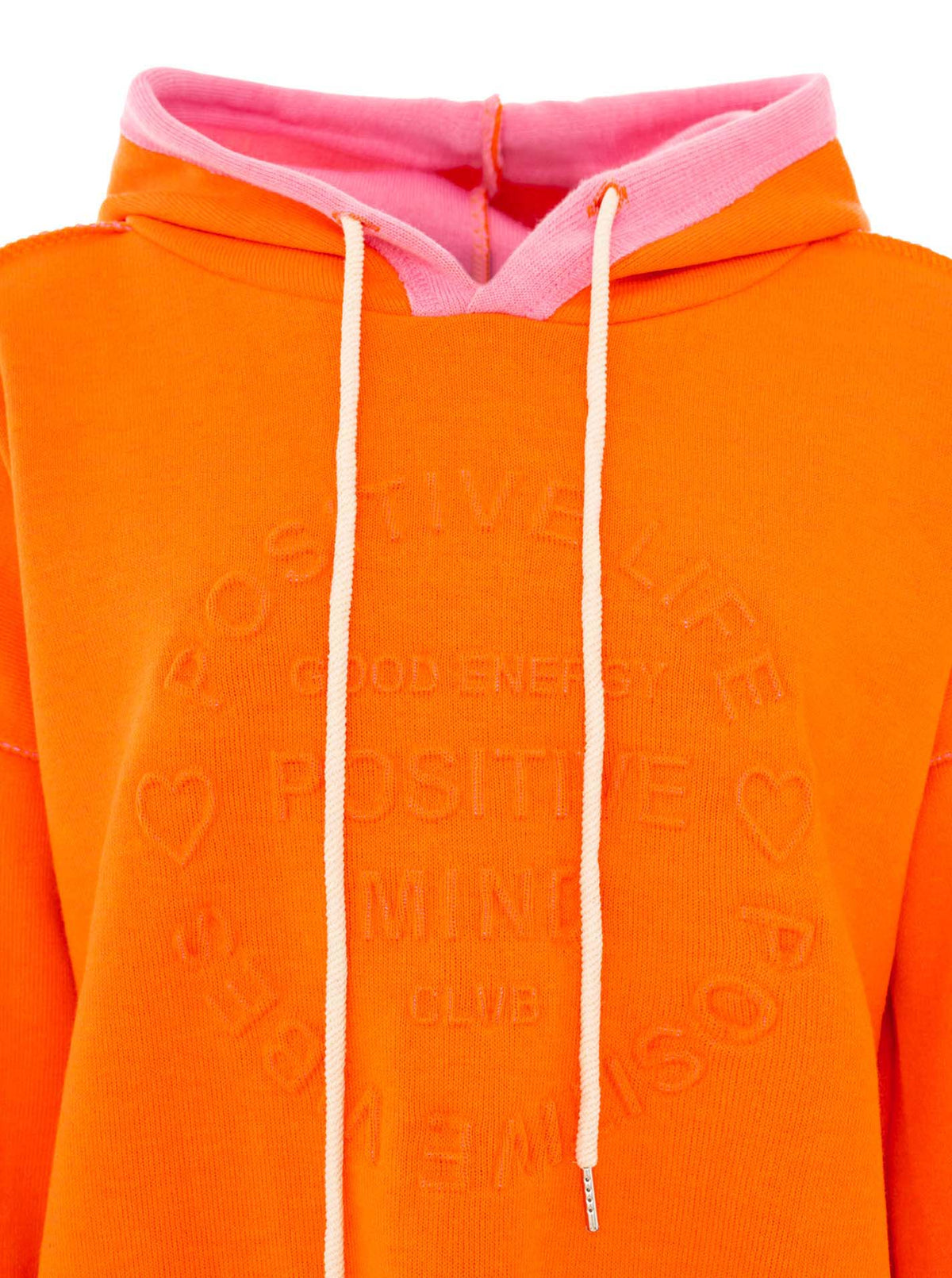 💕 Zwillingsherz Hoodie Double Face "Positive Mind" Stempeldruck (Kopie)