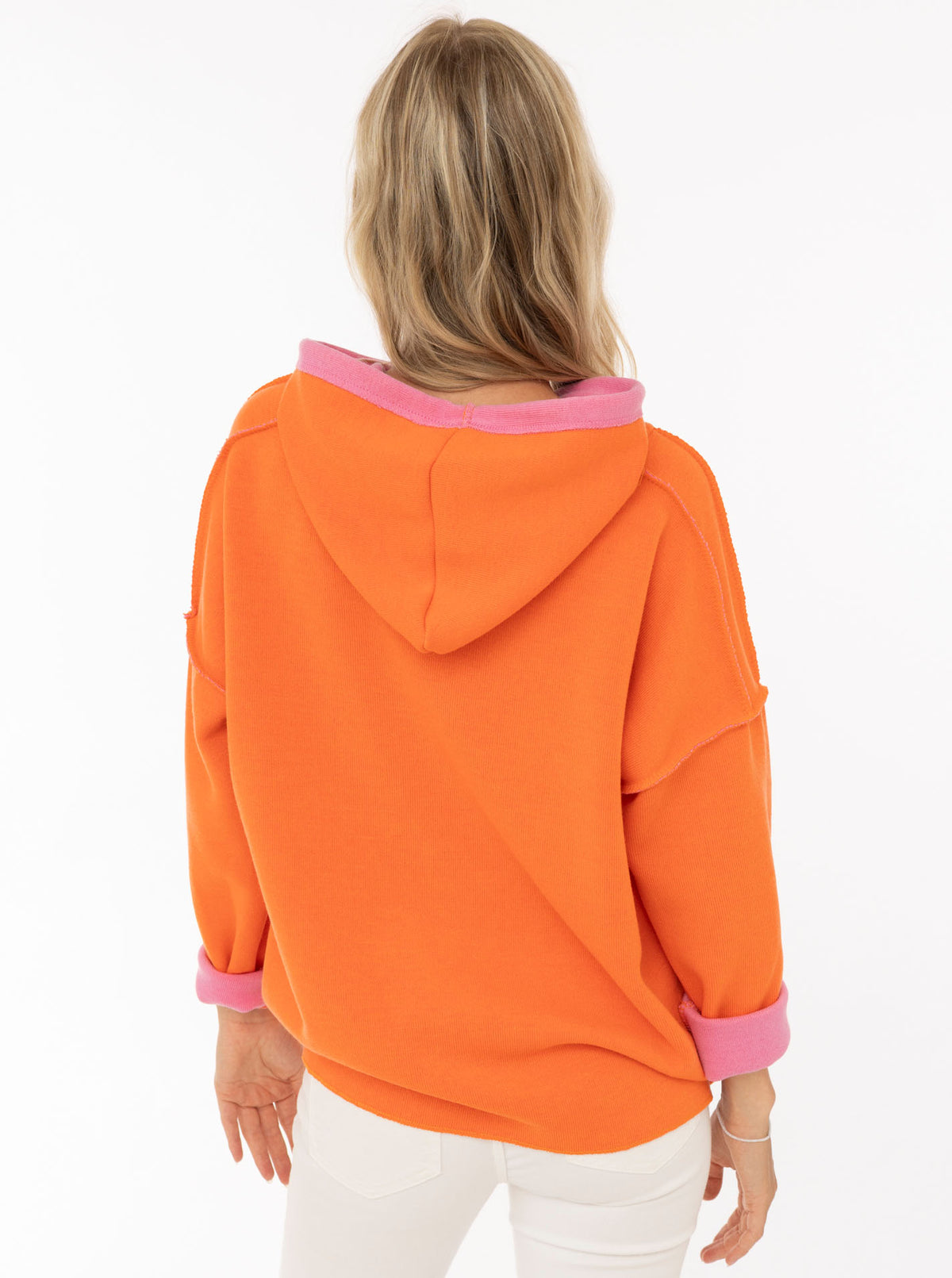 💕 Zwillingsherz Hoodie Double Face "Positive Mind" Stempeldruck (Kopie)