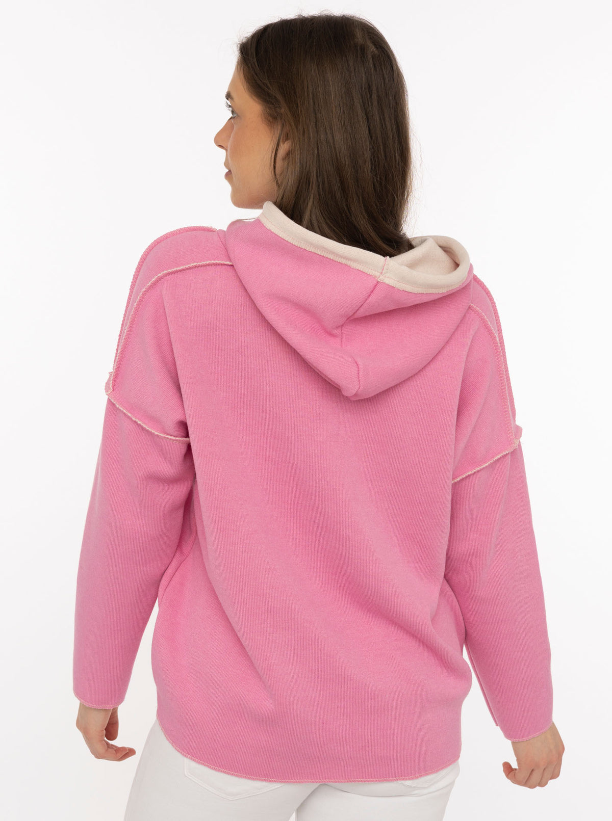 💕 Zwillingsherz Hoodie Double Face "Positive Mind" Stempeldruck (Kopie)