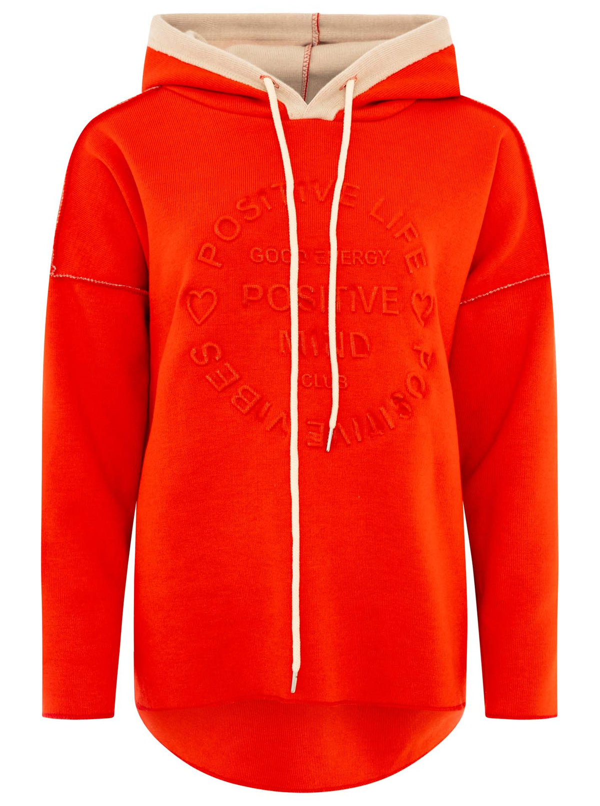 💕 Zwillingsherz Hoodie Double Face "Positive Mind" Stempeldruck (Kopie)
