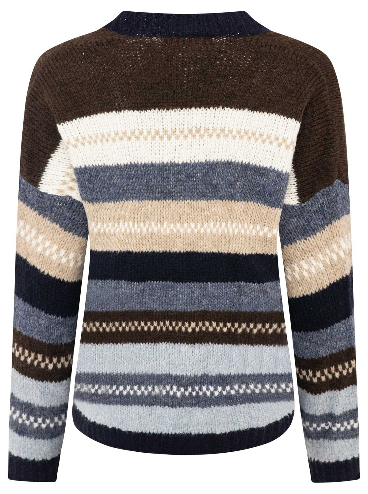 💕 Zwillingsherz Cardigan Strickjacke "Stripes" Marine