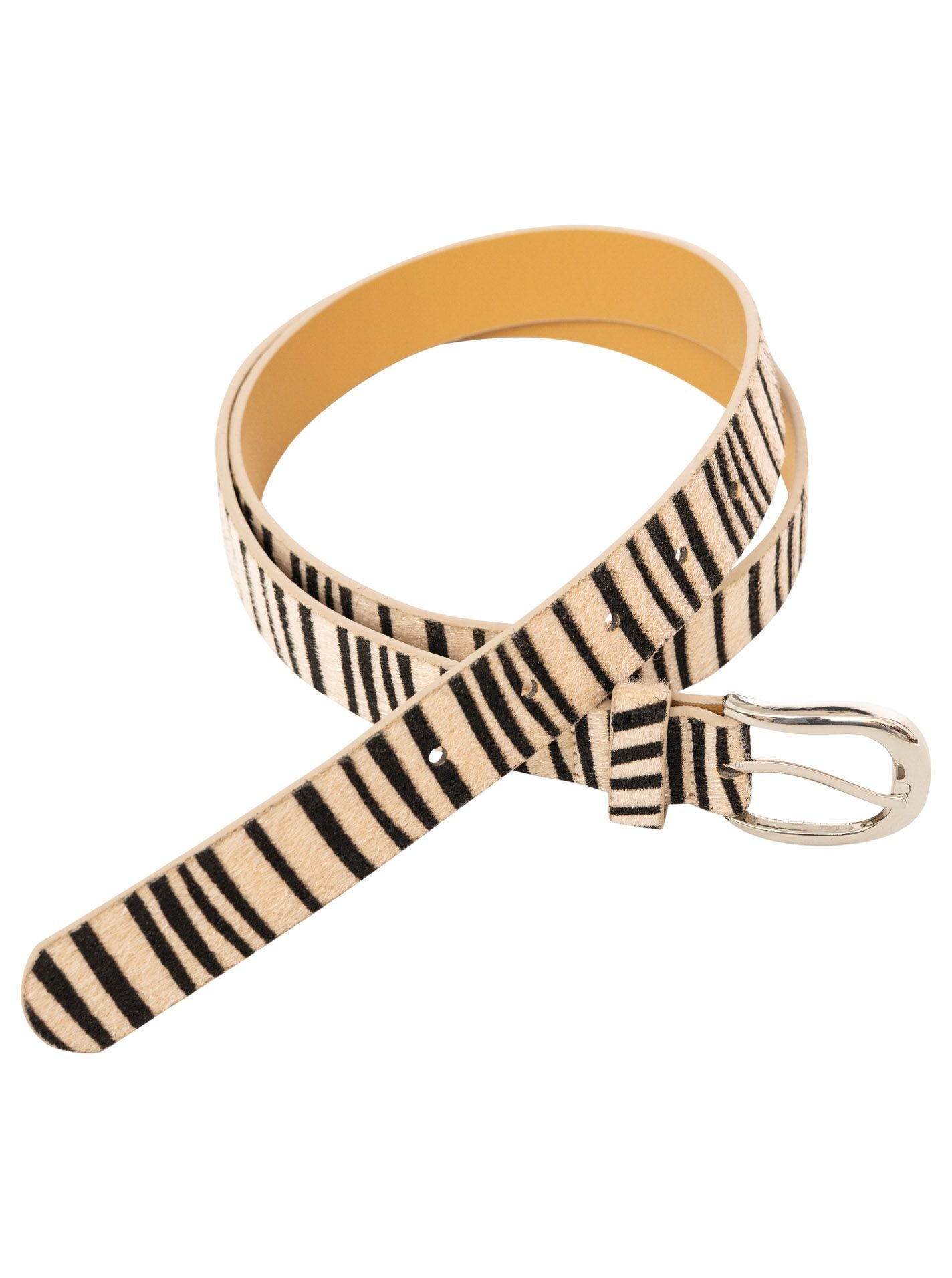 Gürtel "Zebra" Beige